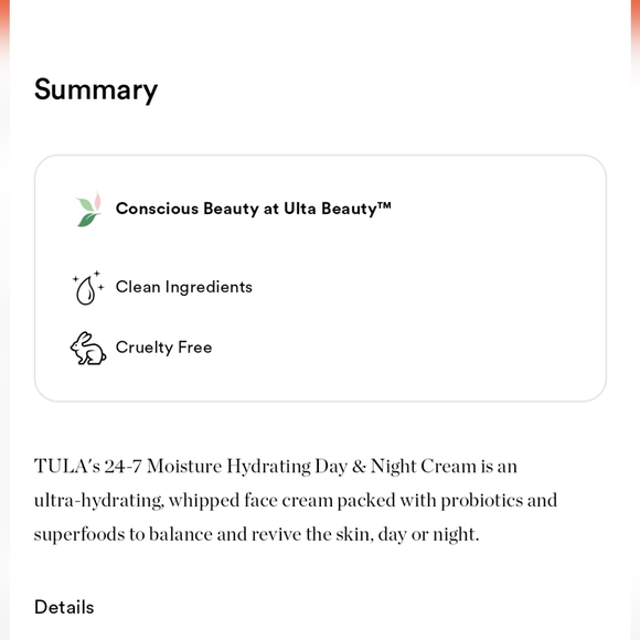 Tula Skincare Tula 247 Moisture Hydrating Day And Night Cream 5 Oz